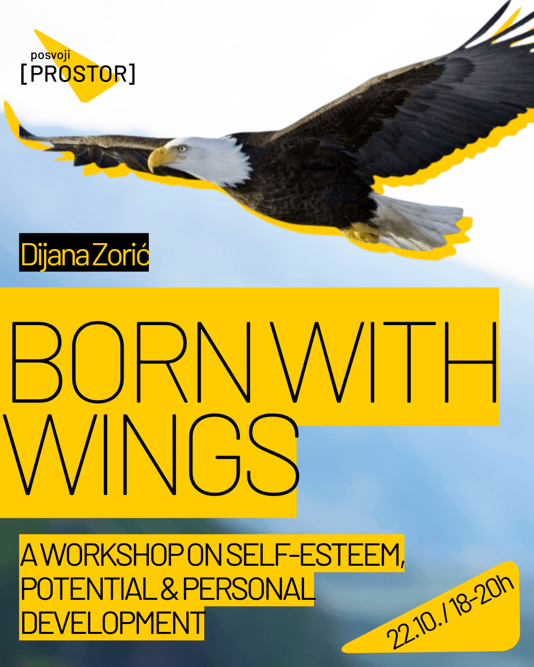 Born with Wings: A Workshop on Self-Esteem, Potential & Personal Development - Wellness radionica u Split