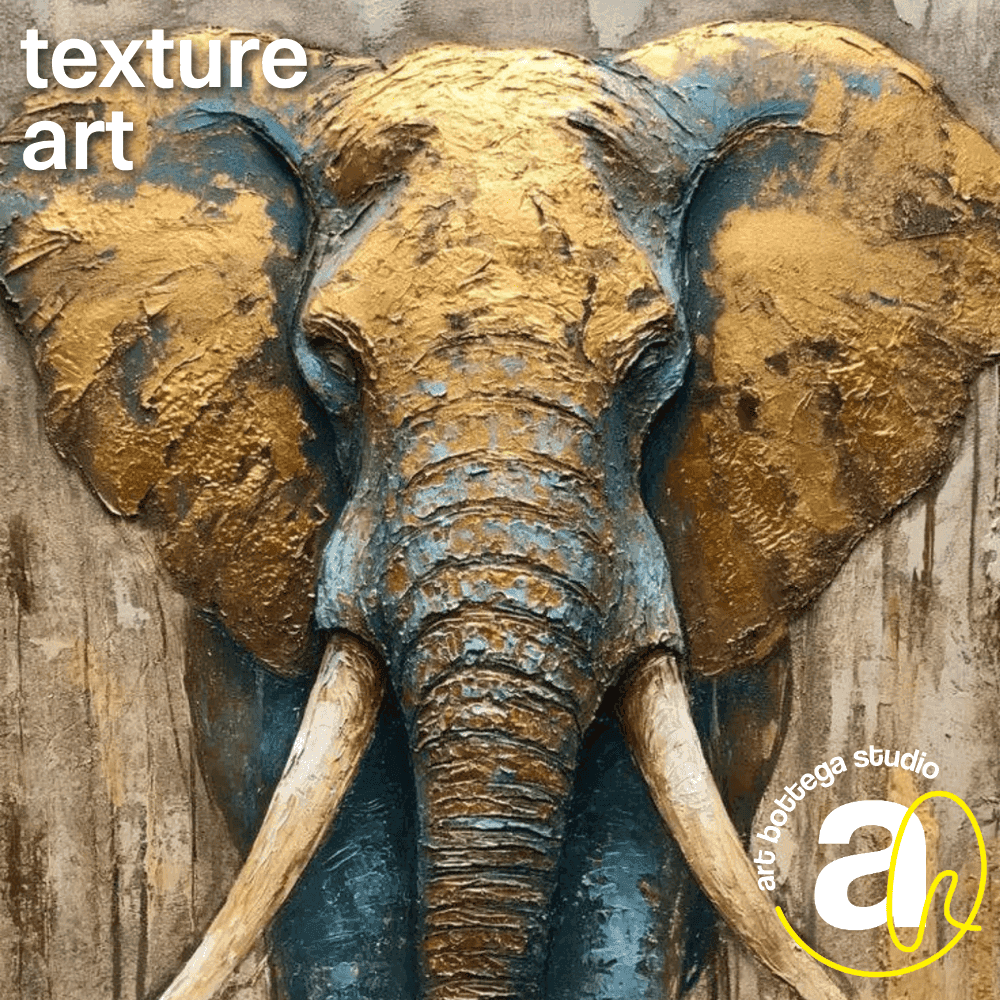 TEXTURE ART – Slon - Slikarstvo radionica u Zagreb