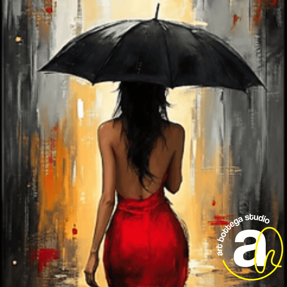Woman in Red - Slikarstvo radionica u Split