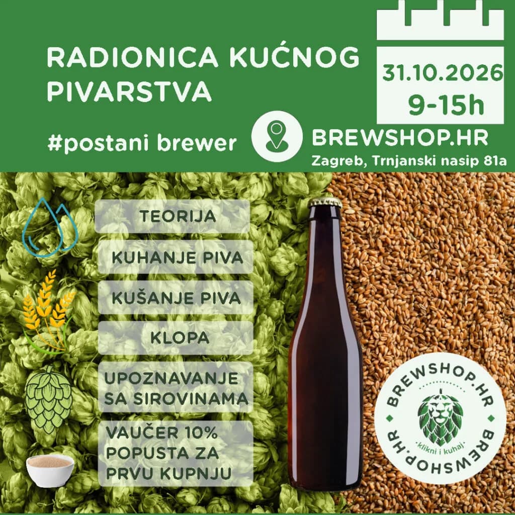 Homebrewing Workshop - Gastro workshop in Zagreb