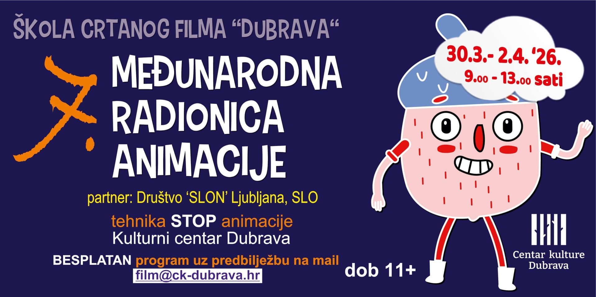 7. međunarodna radionica animacije - Tech radionica u Zagreb