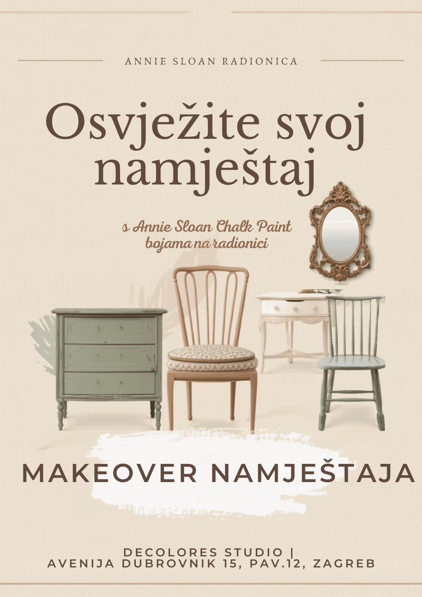 Furniture Makeover with Annie Sloan Chalk Paint® - Zagreb - Woodwork workshop in Zagreb